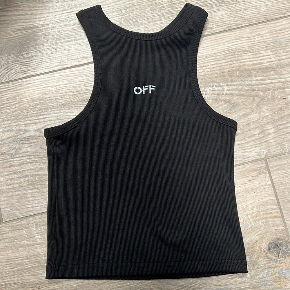 Off white crop top